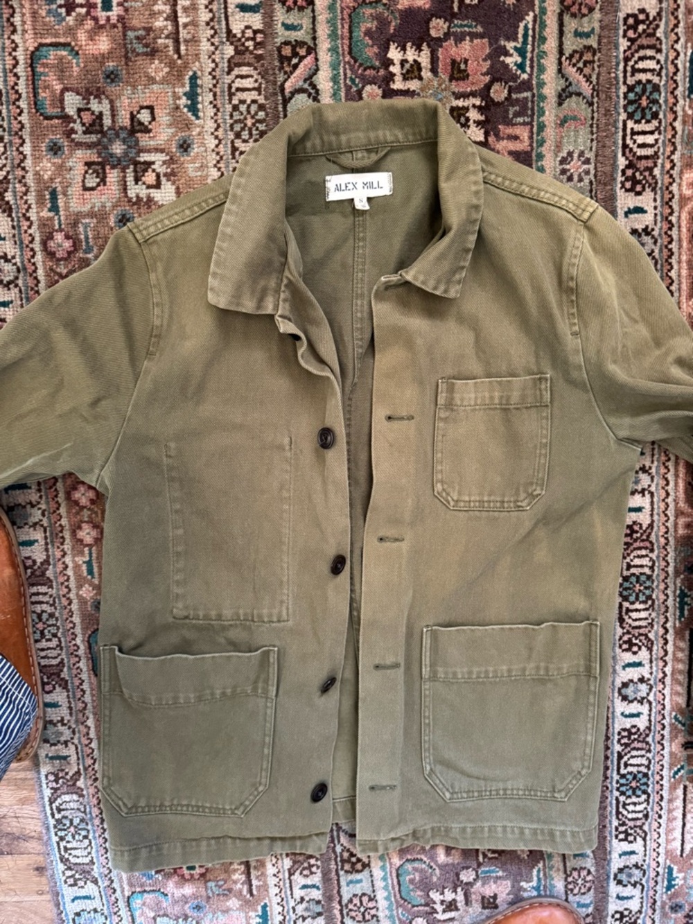 Alex Mill Olive Utility Work Jacket